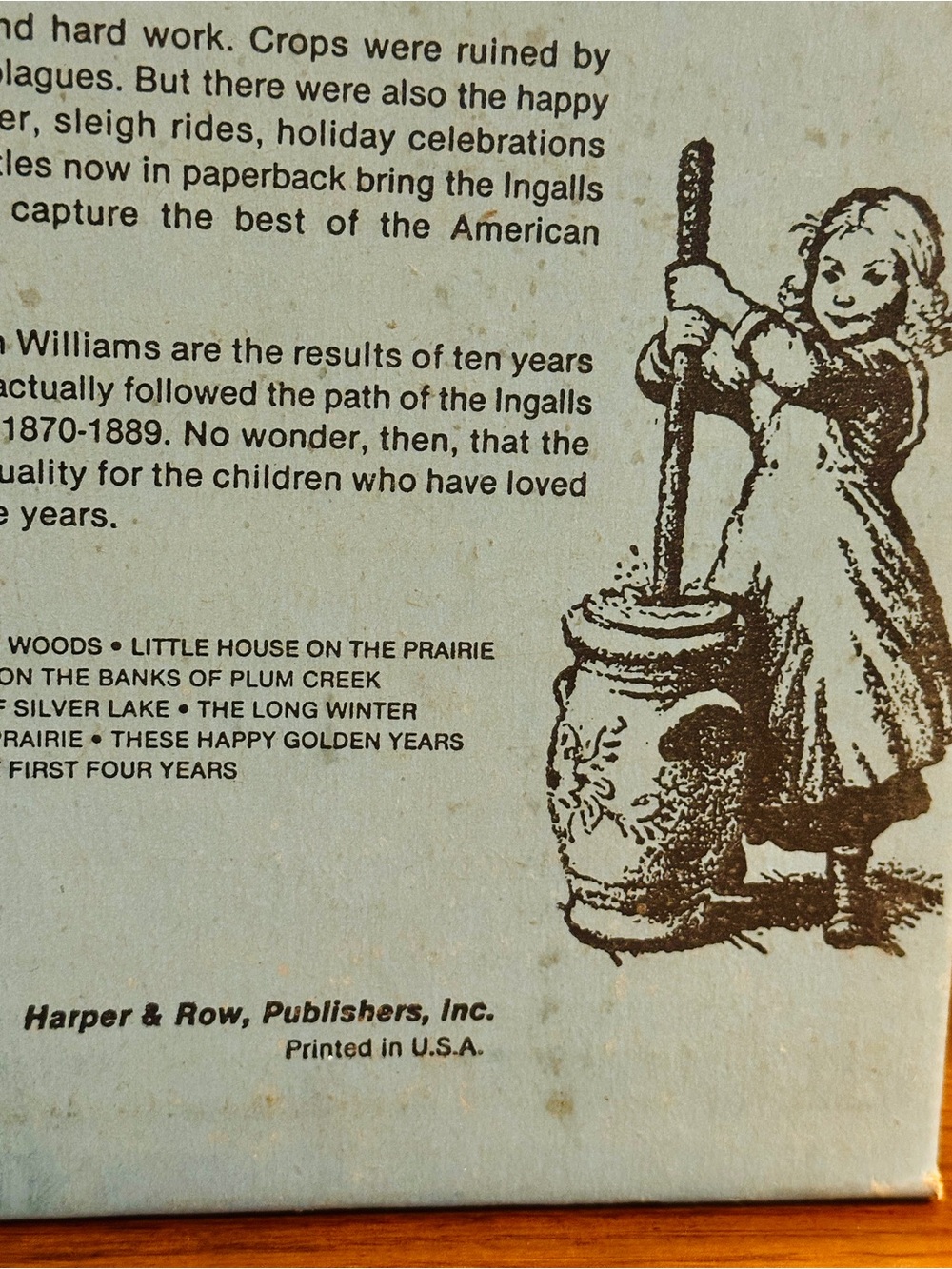 Vintage Little House on the Prairie Book Box Set - 1971 by Laura Ingalls Wilder - Picture 7 of 9